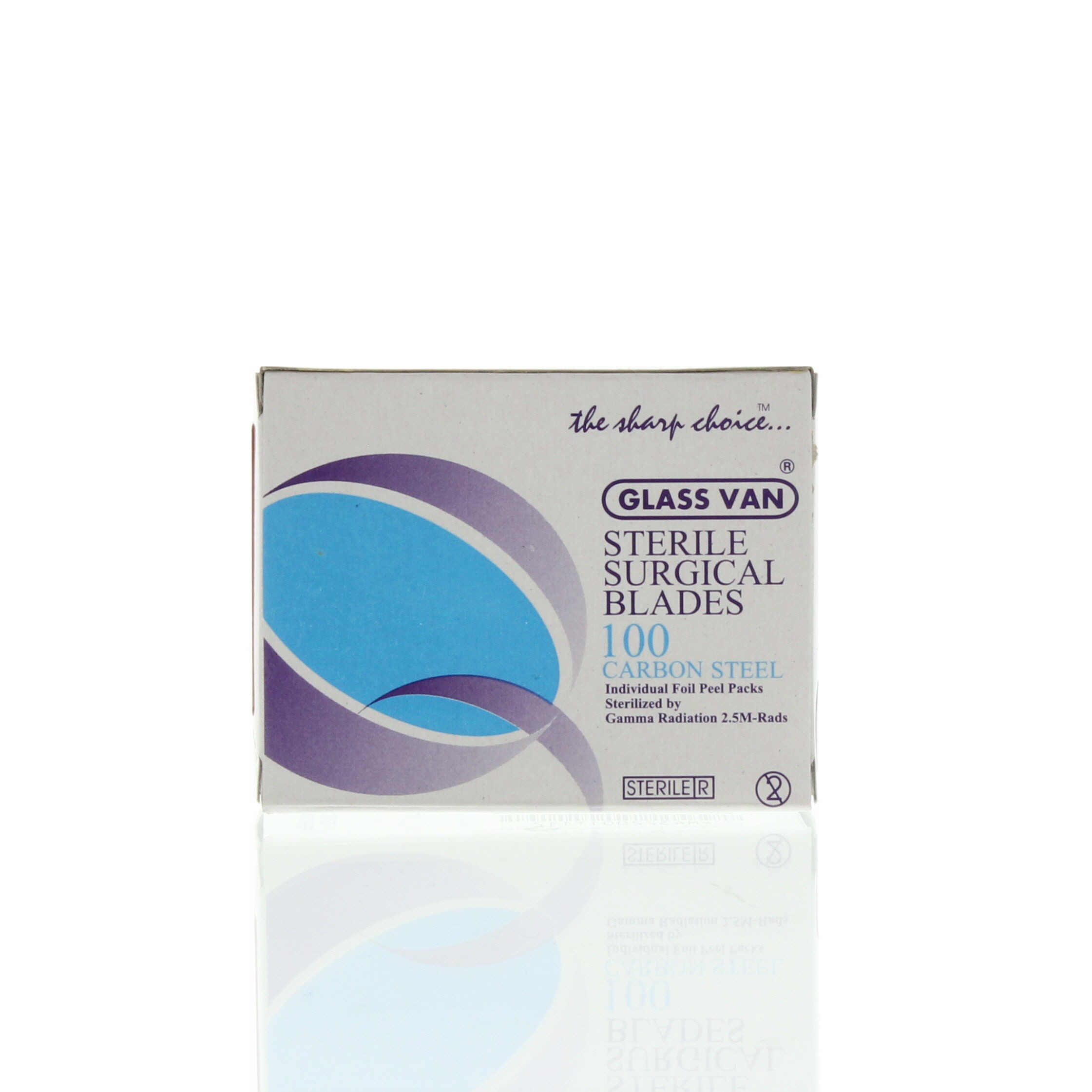 GlassVan® Surgical Blade (Sterile) - Carbon Steel - #11 - Box/100